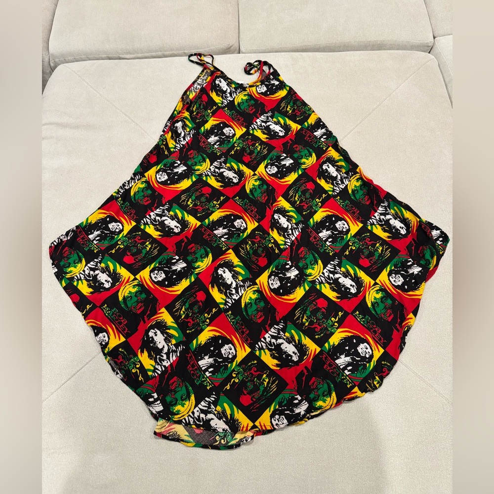 Colorful Women’s Graphic Print midi sundress/swim coverup